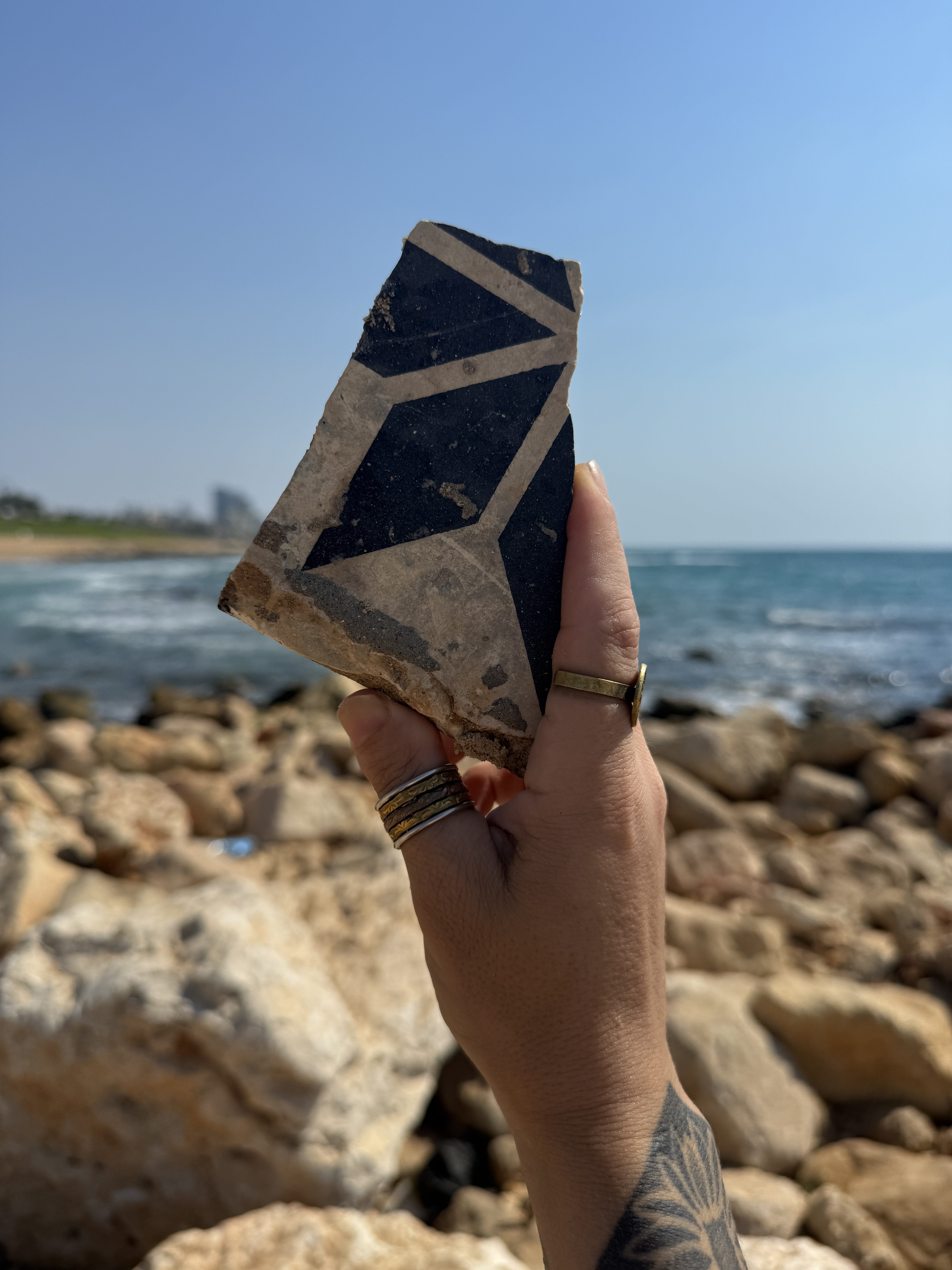 بلاط النجمة من بقايا البيوت